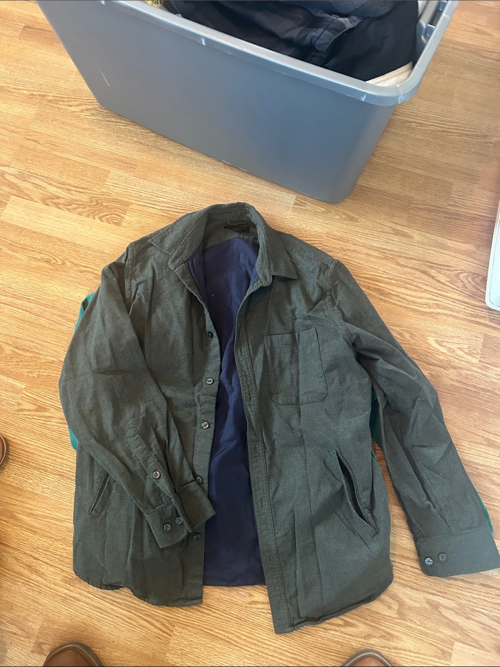 Men's Dark Olive Shirt- Banana Republic